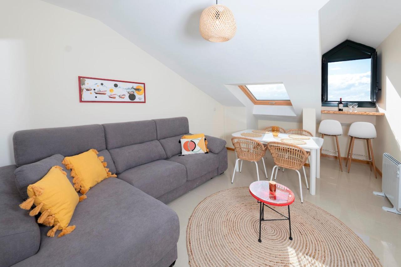 Apartamento Cabra Playa de Langosteira en Finisterre con vistas al mar San Martín de Arriba Exterior foto